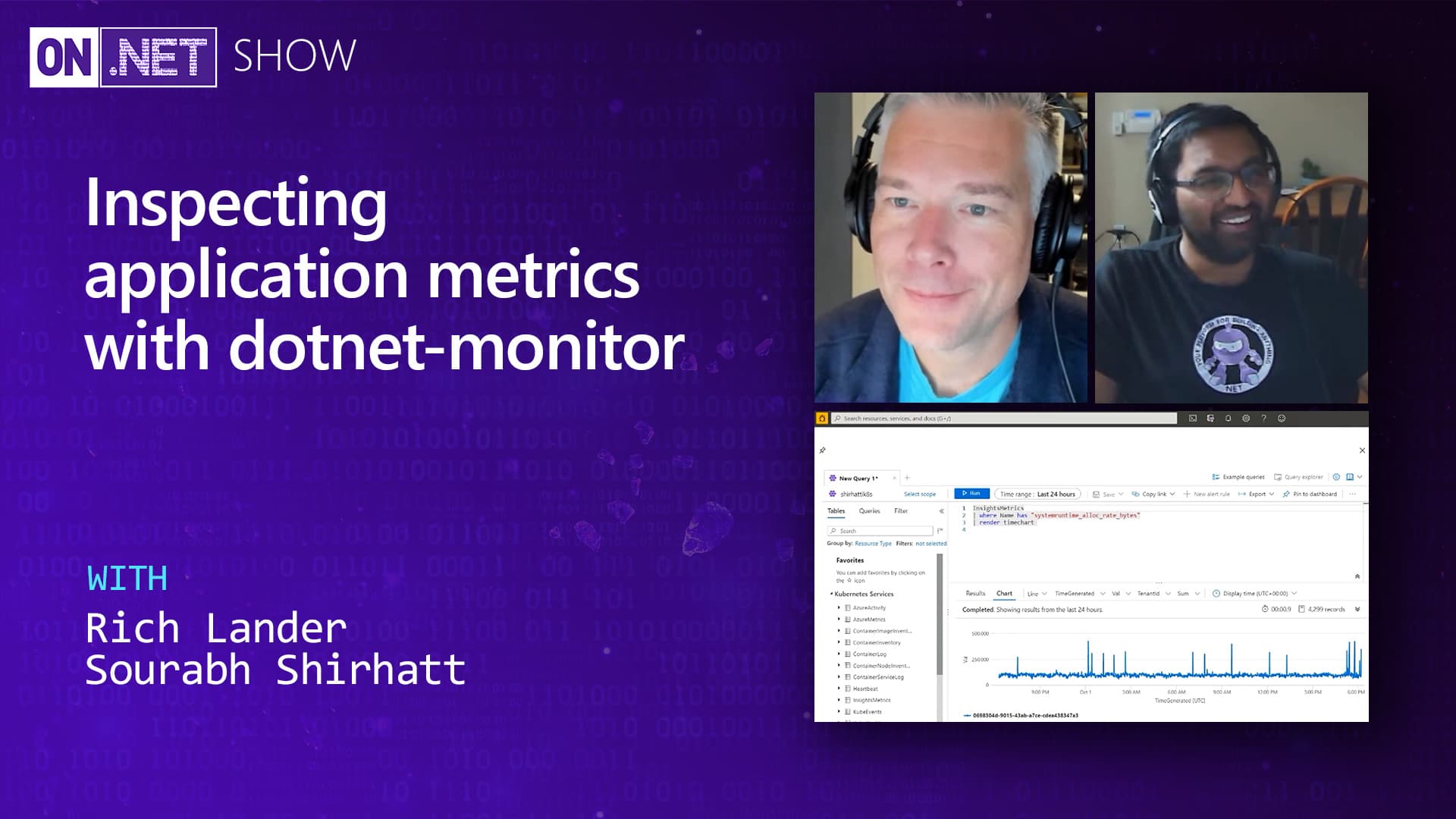 Inspecting application metrics with dotnet-monitor